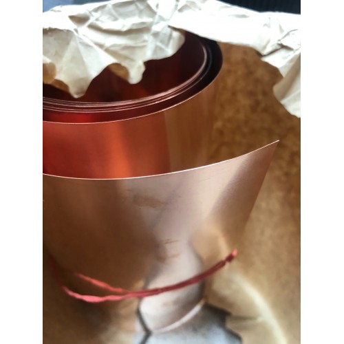 Медная рулонная фольга 0.1х60мм ДПРНМ ГОСТ 1173-2006