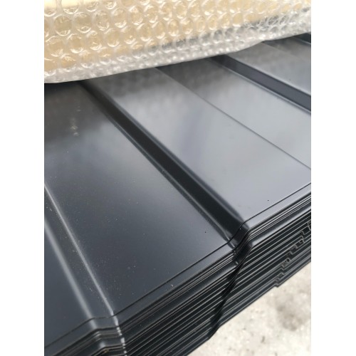 Профнастил С8 окрашенный 0,4х1150х2000 RAL 7024 серый графит